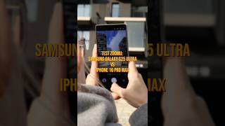 Zoom Test 🔭 Galaxy S25 Ultra vs iPhone 16 Pro Max 📲