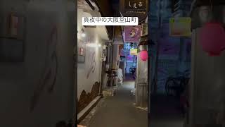 真夜中の大阪堂山町Doyamacho, Osaka at midnight