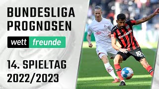 Bundesliga Tipps 14. Spieltag 22/23 ⚽ Vorschau & Prognose