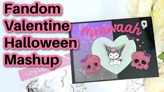 Fandom Valentine Halloween MashUp Card