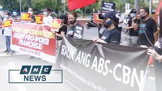 Media groups call for press freedom, ABS-CBN franchise approval | ANC