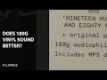 Does 180g vinyl really sound better?