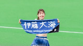 20220723 ファイターズガール 滝谷美夢さんの「恋のマイアヒ」