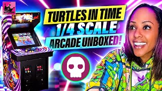 ✅ SERIOUSLY?! Quarter Scale TURTLES IN TIME Arcade Replica! And it's SPOT on.