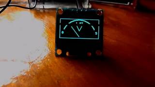 SSD1306 analogue voltmeter written using Great Cow Basic