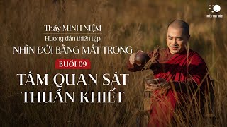 Thầy Minh Niệm | Thiền tọa 09: Tâm quan sát thuần khiết | Chuỗi: Nhìn đời bằng mắt trong
