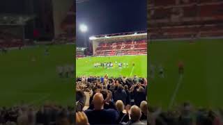Fulham Fans Palhinha song at Forest