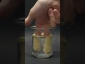 This yellow powder can't get wet (lycopodium) #shorts #science