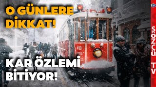 İstanbul'un Kar Özlemi Son Buluyor! AKOM'dan Turuncu Kodlu Uyarı! Uzman İsim O Günlere Dikkat Çekti!