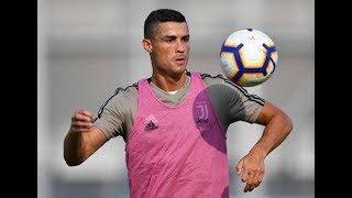 Cristiano Ronaldo First Training & Goals at Juventus (HD)