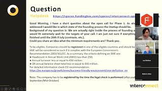 InterConnect Open Call Webinar: 3rd Webinar