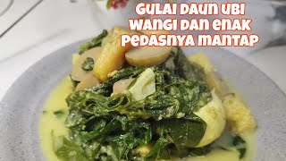 MANTAP PEDASNYA‼️MASAKAN KAMPUNG INI RASANYA ENAK DAN WANGI  #gulai #daunubi