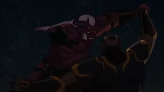 Trigon vs Darkseid Full Fight 30 FPS Justice League Dark Apokolips War