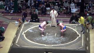 【大相撲三月場所2021】明瀬山(木瀬部屋) vs 琴勝峰(佐渡ケ嶽部屋) 初日[Grand Sumo] AKISEYAMA vs KOTOSHOHO 2021/03/14