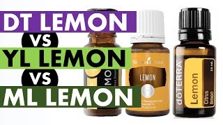 Lemon Essential Oil: doTERRA VS Young Living VS Melaleuca Company