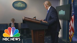 Dr. Birx Reacts As Trump Suggests ‘Injection’ Of Disinfectant To Beat Coronavirus | NBC News NOW