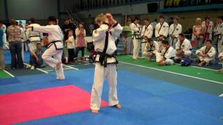 Luke Cannon performing Jin Do at the 2011 Tang Soo Do World Championships