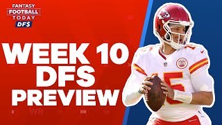 NFL DFS Week 10 Lineups, Picks, Stacks & Ownership | 2022 Fantasy Football Advice