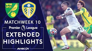 Norwich City v. Leeds United | PREMIER LEAGUE HIGHLIGHTS | 10/31/2021 | NBC Sports