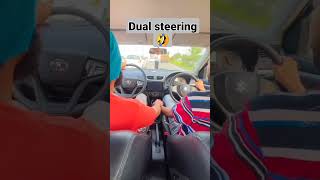 Dual steering car in India #modified #swift2022 #brezza2022 #carstunts #customcars #carmemes