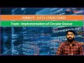 LEC 10|Data Structures| Implementation of Circular Queue By Dr. K.Varada Rajkumar