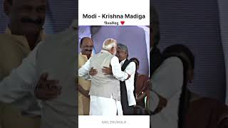 Modi Manda Krishna Madiga ❣️🔥 #mandakrishnamadiga #modi  #modikaparivar