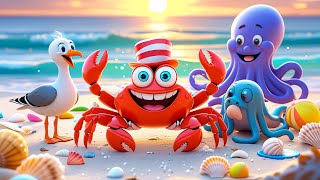 🦀 The Adventures of Crabby the Crab | Fun \u0026 Catchy Nursery Rhyme for Kids | Classic Kids Song 🎶