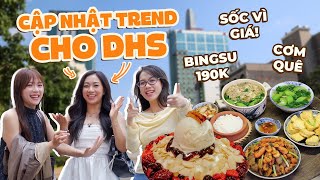 CẬP NHẬT TREND CHO DHS Thanh Hằng Lee:bánh tráng trộn cực hot, cơm quê giá thành phố, bingsu 195k 🤤🤤