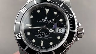 Rolex Submariner Date 16610 Rolex Watch Review