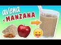 Batido de Avena y Manzana para Adelgazar - Licuado para Bajar de Peso Rápido