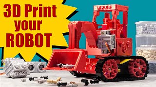 3D Printer + Arduino + LEGO compatible: X-Kit Robot Toy Factory