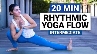 20 Min Intermediate Yoga Flow | Rhythmic & Playful Full Body Practice