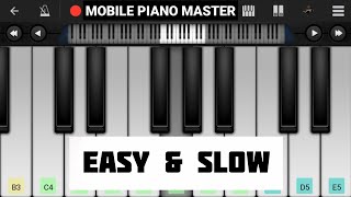 O Sathi Re Piano(Slow & Easy)Piano Tutorial|Piano Keyboard|Piano Lessons|Piano Music|learn piano