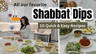 10 Delicious Shabbat \u0026 Jewish Holiday Dips | Easy, Quick \u0026 Delicious Recipes