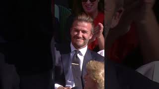 David Beckham's Brilliant Wimbledon Crowd Catch 😅