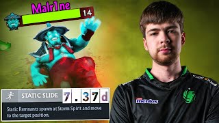 How Malr1ne's Storm Spirit Crushes the Mid Lane 🔥