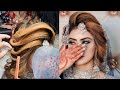 Real Beautiful Side Puff Layer Hair Style - Step by Step Bridal Hair Styling Tutorial by Nazia Khan
