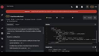 Codewars | Count the smiley faces! | Python 6 kyu