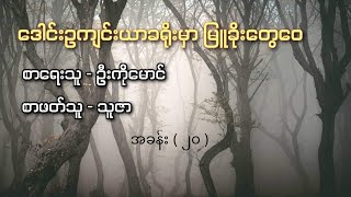 ဒေါင်းဥကျင်းယာခရိုးမှာမြူခိုးတွေဝေ အခန်း ( ၂၀ )