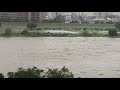 スーパー台風19号多摩川水嵩　益々増水