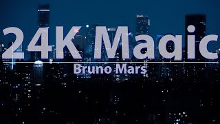 Bruno Mars - 24K Magic (Explicit) (Lyrics) - Audio at 192khz, 4k Video