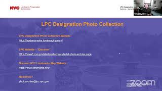 LPC Designation Photo Collection Webinar
