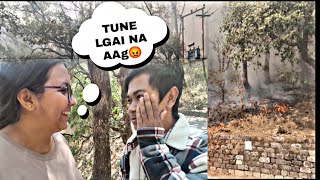 #21vlog बहुत भयंकर लगी आग। पर हम कुछ नही कर पाए।😟