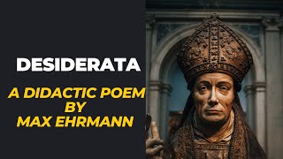 Desiderata- A Didactic Poem By Max Ehrmann - Poem Desiderata Explanation Video