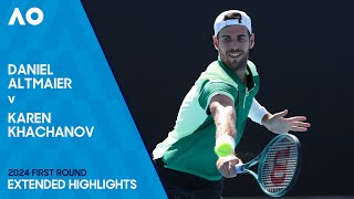 Daniel Altmaier v Karen Khachanov Extended Highlights | Australian Open 2024 First Round