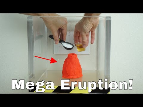 Vinegar Plus Baking Soda Volcano Eruption in a Vacuum Chamber Vinegar Plus Baking Soda Volcano Eruption in a Vacuum Chamber