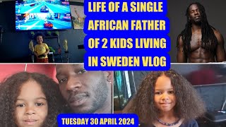 A DAY IN THE LIFE OF AN AFRICAN SINGLE FATHER OF 2 KIDS LIVING IN SWEDEN
