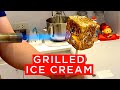 GRILLED MARSHMALLOW ICE CREAM (LYCHEE FLAVOUR) | Bangkok Street Dessert