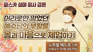 [파스카 성야 미사 강론] 머리로만 믿었던 예수님의 부활을 몸과 마음으로 체험하는 방법_노희철 베드로 신부_가톨릭스튜디오