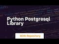 python postgresql library
